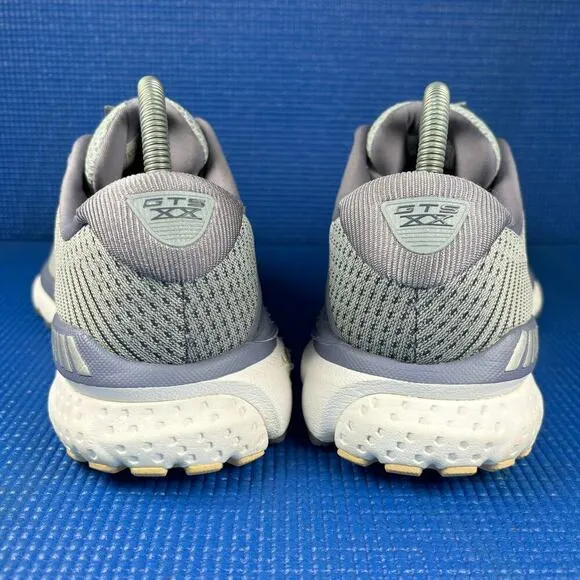 🔴 BROOKS ADRENALINE 20 Women`s Size 9.5 Grey Pink Running Shoes 1202961B073