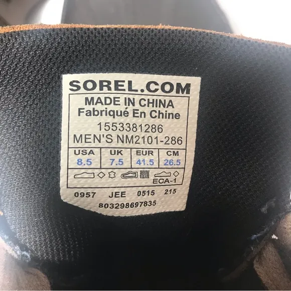 ✨ HP ✨ Sorel Ankeny Waterproof Brown Men’s Boots