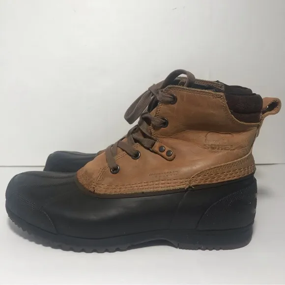 ✨ HP ✨ Sorel Ankeny Waterproof Brown Men’s Boots