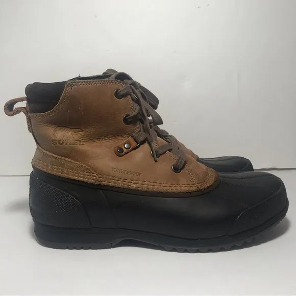 ✨ HP ✨ Sorel Ankeny Waterproof Brown Men’s Boots