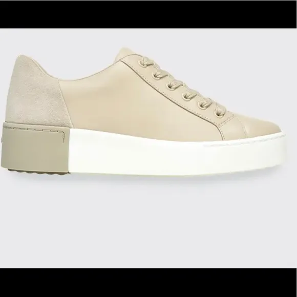 🆕 Vince Bensley Mixed Leather Low-Top Sneakers