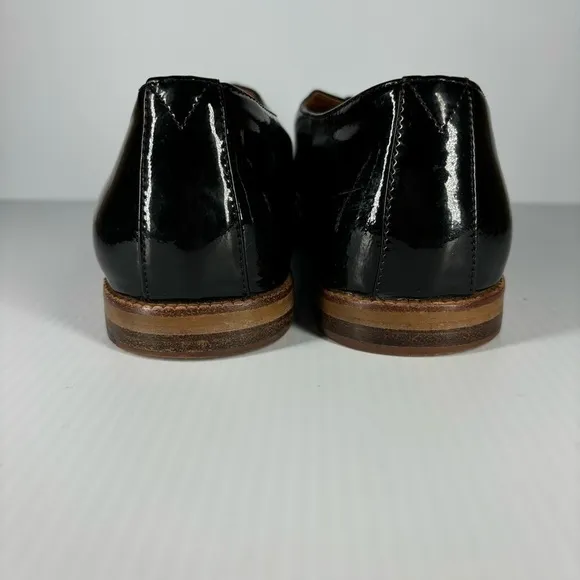 1937 Footwear Shoes Mens 9 Patent Leather Lace up Classic Dress Work Church Slip