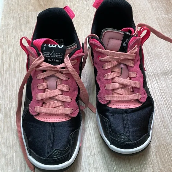 2021 Nike Air Jordan MA2 GS Black Pinksicle Rush Pink Coral 6.5 Youth Sneakers