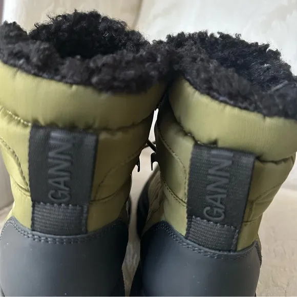 $495🔥GANNIKalamata Lace-up Hiking Boots In Green size 37