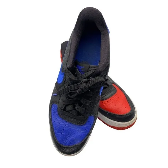 7Y Nike Boys Air Force 1 Low 82 DH0201-001 Black Casual Shoes Sneakers
