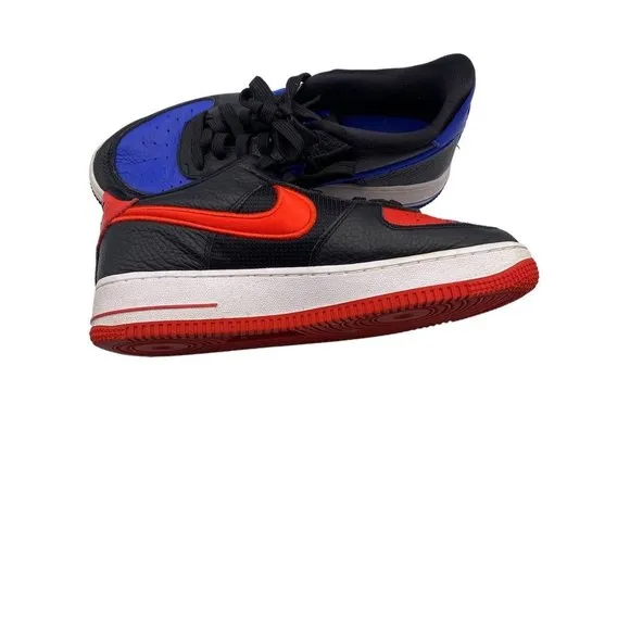 7Y Nike Boys Air Force 1 Low 82 DH0201-001 Black Casual Shoes Sneakers