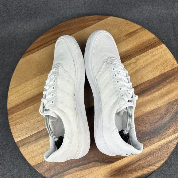 Adidas 3MC Trainers Low Mens Size 8 White Athletic Casual Shoes Sneakers B22705