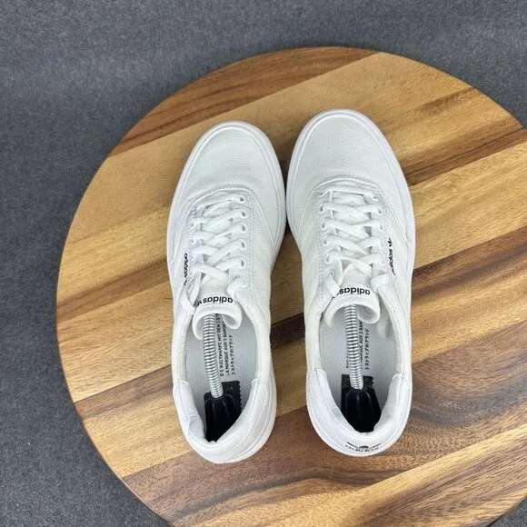 Adidas 3MC Trainers Low Mens Size 8 White Athletic Casual Shoes Sneakers B22705