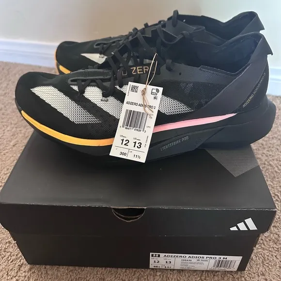 Adidas Adizero Adios Pro 3 Running Shoes Size 12 IG6439