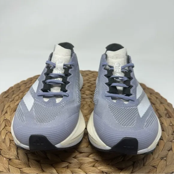 ADIDAS Adizero Boston 12 Running Shoes Silver Violet Cloud White Silver Dawn