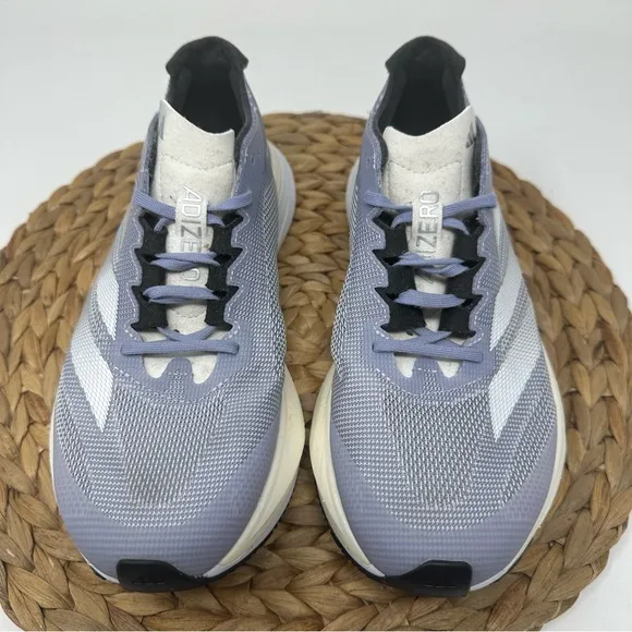 ADIDAS Adizero Boston 12 Running Shoes Silver Violet Cloud White Silver Dawn