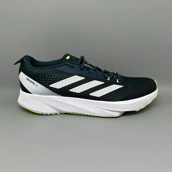 Adidas Adizero SL Running Shoes White / Wonder Blue ID6921 Men's Size 12.5