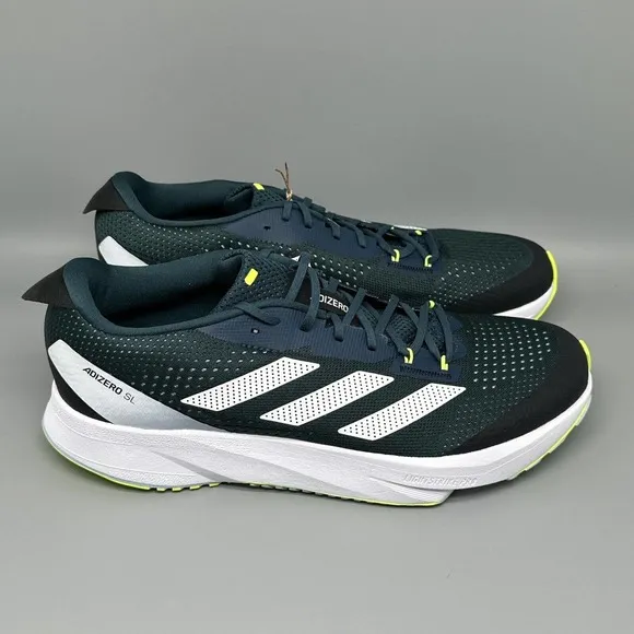 Adidas Adizero SL Running Shoes White / Wonder Blue ID6921 Men's Size 12.5