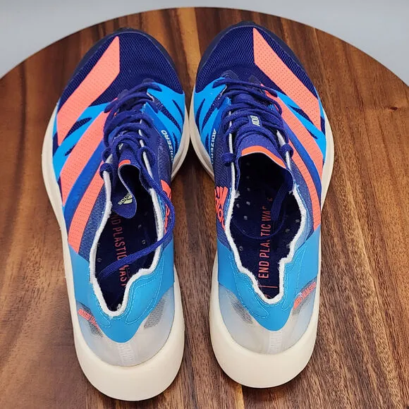 Adidas Adizero Takumi Sen 8 Shoes Men's 6 Blue Indigo Athletic Running Sneakers