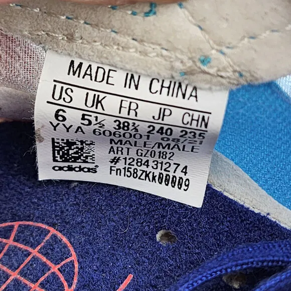 Adidas Adizero Takumi Sen 8 Shoes Men's 6 Blue Indigo Athletic Running Sneakers
