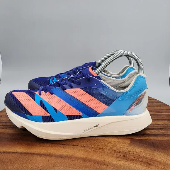 Adidas Adizero Takumi Sen 8 Shoes Men's 6 Blue Indigo Athletic Running Sneakers
