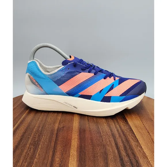 Adidas Adizero Takumi Sen 8 Shoes Men's 6 Blue Indigo Athletic Running Sneakers
