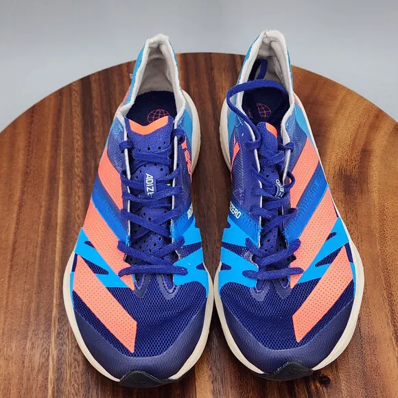 Adidas Adizero Takumi Sen 8 Shoes Men's 6 Blue Indigo Athletic Running Sneakers