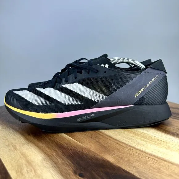 Adidas Adizero Takumi Sen Low Men's 11.5 Running Race Shoes Black Spark ID2793