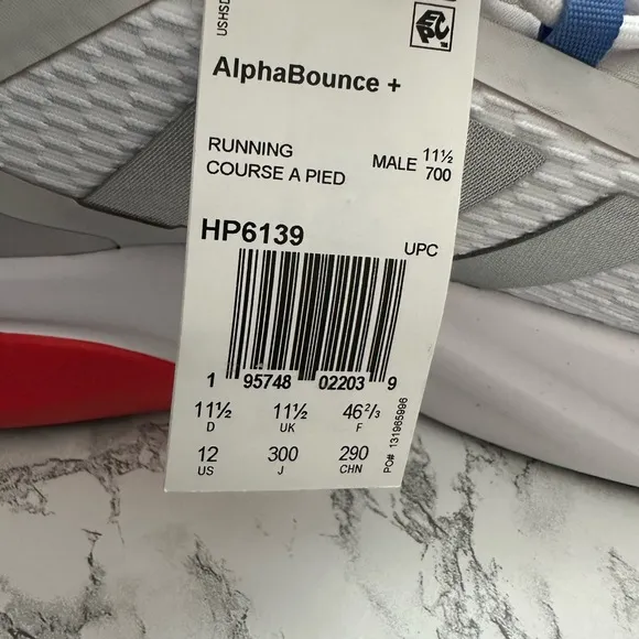 Adidas Alpha Bounce Athletic Running Shoes Ultra Boost HP6139 Men’s Sizes