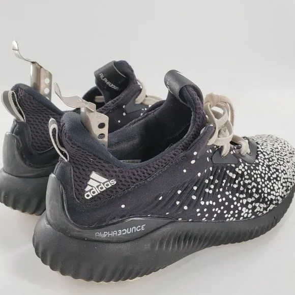 adidas‎ Alphabounce 1 J, Running Shoes Black-White