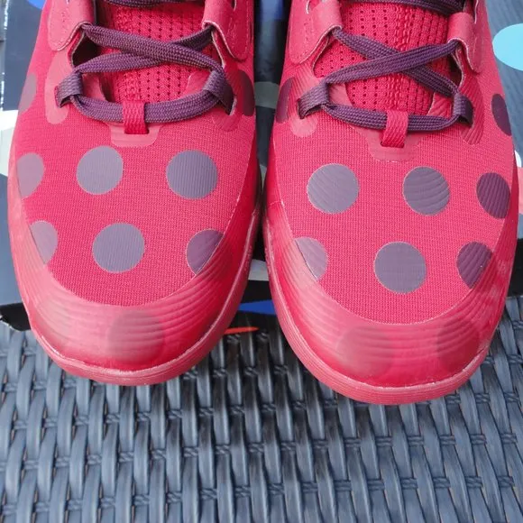 ADIDAS &quot;HARDEN&quot; Red Polka Dot Vol. 5 Futurenatural Men's Sneakers Sz 8 with Box