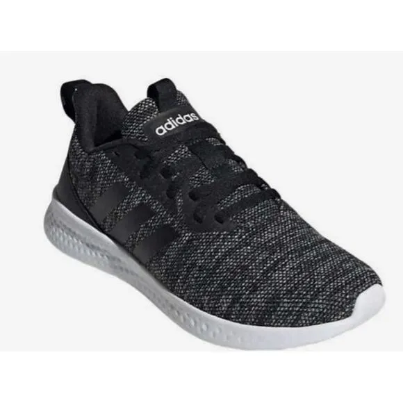 Adidas Athletic Puremotion Black/White Running Sneakers Cloudfoam Men's 9 New