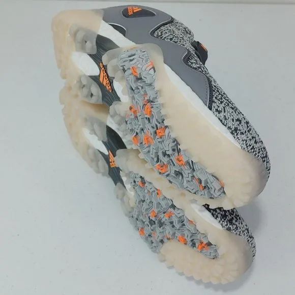 Adidas CodeChaos 21 Golf Shoes - Grey Five / Scream Orange / Grey Sz 11.5