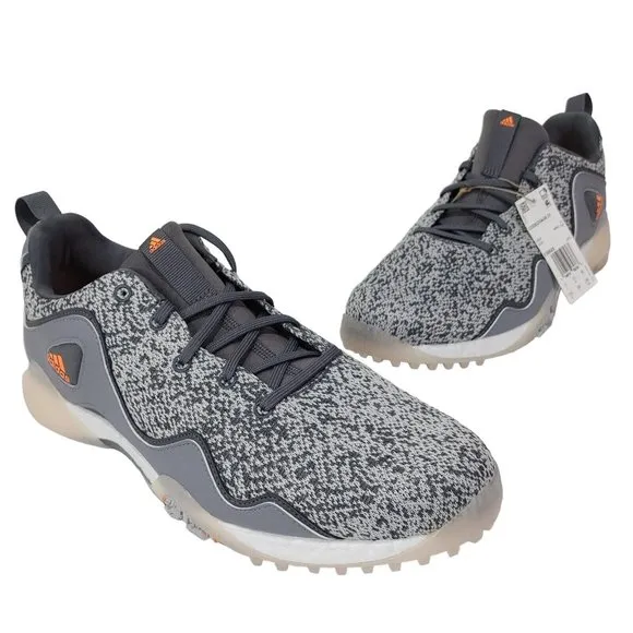Adidas CodeChaos 21 Golf Shoes - Grey Five / Scream Orange / Grey Sz 11.5