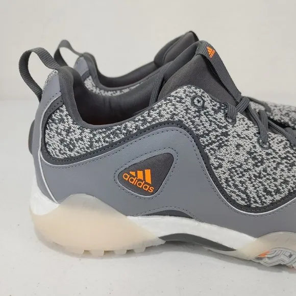 Adidas CodeChaos 21 Golf Shoes - Grey Five / Scream Orange / Grey Sz 11.5
