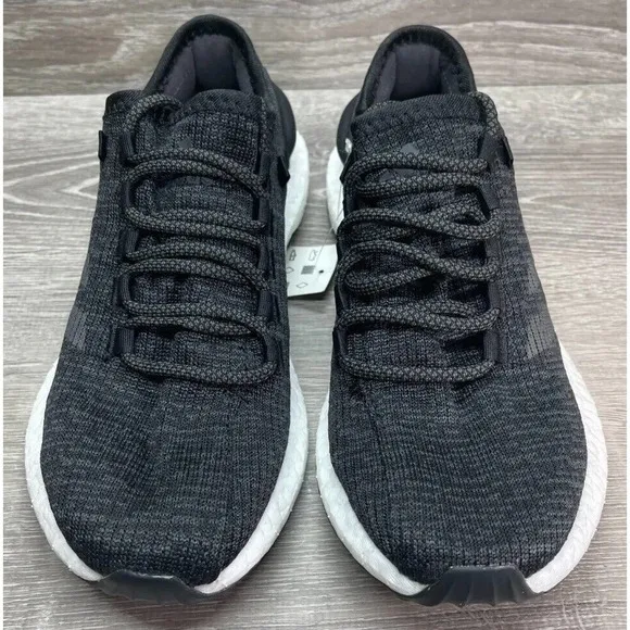 Adidas Core Black PureBOOST Ultra Running Race Shoes Mens 7.5 NEW Fast Ship