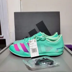 Adidas Distancestar Men's Sz 10.5 Running Shoes Athletic Running Spikes GV9078