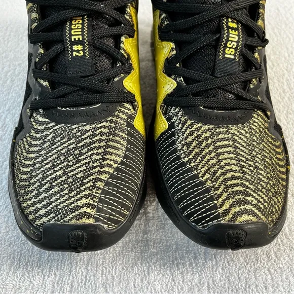 Adidas D.O.N Issue 2 Championship Mens 8 Basketball Shoes black gold sneakers