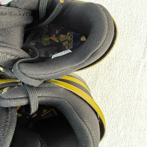 Adidas D.O.N Issue 2 Championship Mens 8 Basketball Shoes black gold sneakers