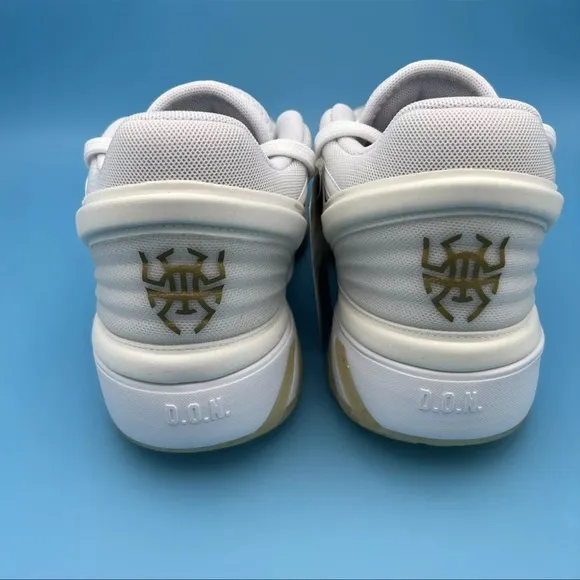 Adidas D.O.N ISSUE 2 FX9431 White/Gold Basketball Shoes SZ 5.5/ SZ 7 Womens