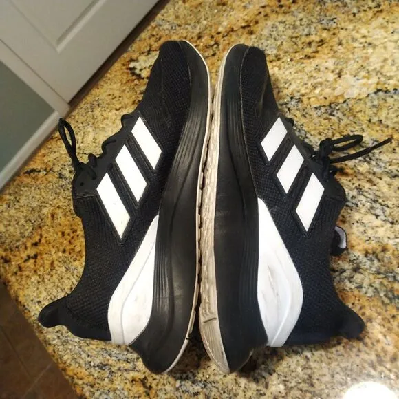 Adidas Energyfalcon Men's Sz 10 Running Shoes Sneakers Core Black White FV9088