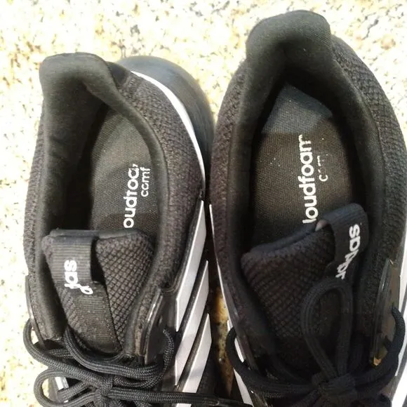 Adidas Energyfalcon Men's Sz 10 Running Shoes Sneakers Core Black White FV9088