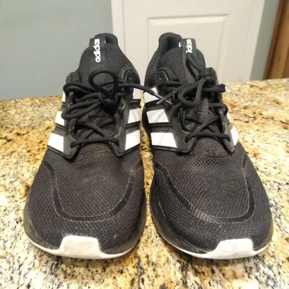 Adidas Energyfalcon Men's Sz 10 Running Shoes Sneakers Core Black White FV9088