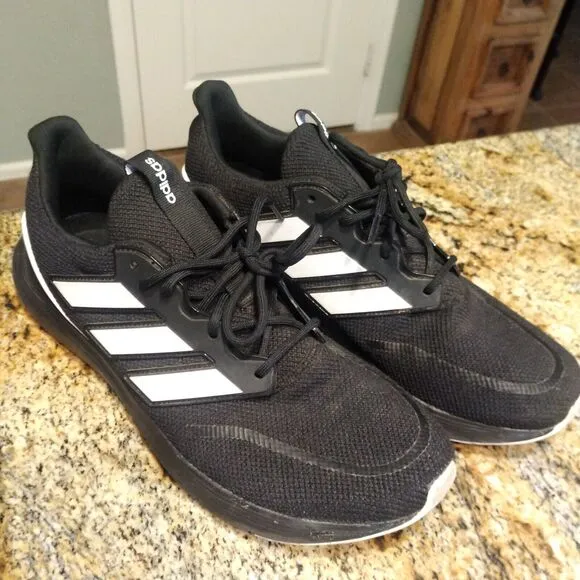 Adidas Energyfalcon Men's Sz 10 Running Shoes Sneakers Core Black White FV9088