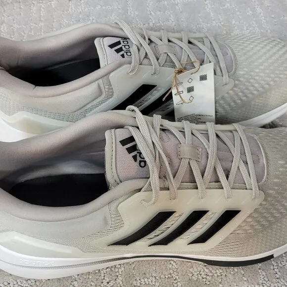 ADIDAS EQ21  Men's Size US 13 Metal Grey Black Athletic Running Shoes NEW