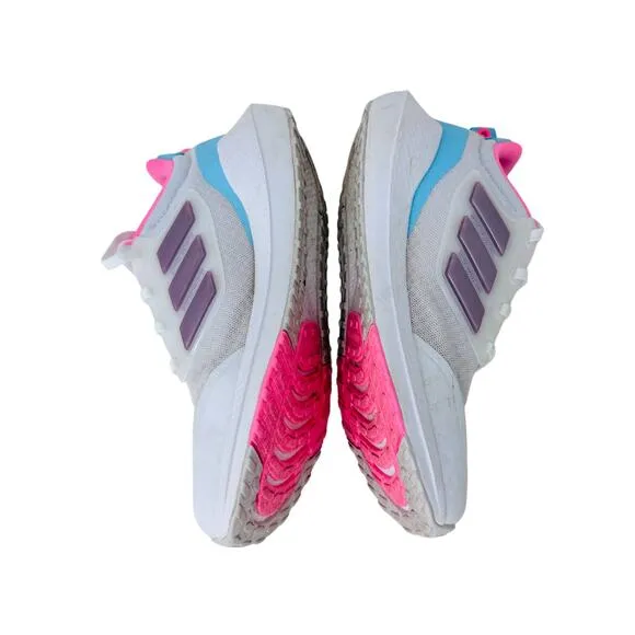 adidas EQ21 Run 2.0 Running Sneakers Shoes Youth Size‎ 3.5 White Lace Up HR1834