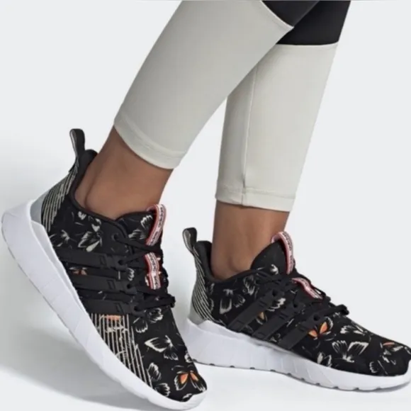 Adidas Farm Rio Questar Flow Butterfly Print Sneakers Athletic Shoes Size 9