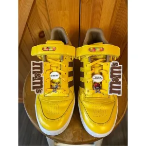 Adidas Forum Low '84 M&amp;M's Yellow Men Sneakers Shoes - 9.5 GY1179