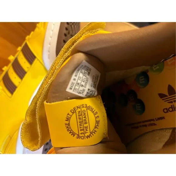 Adidas Forum Low '84 M&amp;M's Yellow Men Sneakers Shoes - 9.5 GY1179