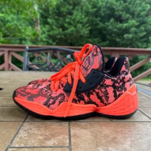 Adidas Harden Vol 4 Orange Basketball Sneakers Shoes EF9944 Size 6