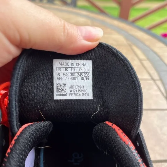 Adidas Harden Vol 4 Orange Basketball Sneakers Shoes EF9944 Size 6