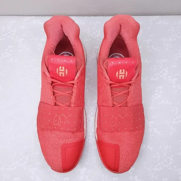 ADIDAS Harden XIII Vol 3 Lucky XIII Men's Athletic Shoes US 14 Coral