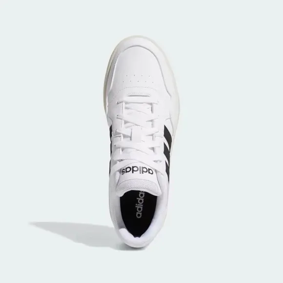 Adidas Hoops 3.0 GY5434 Sneakers Men White Black Leather Sportswear Shoes NR7275