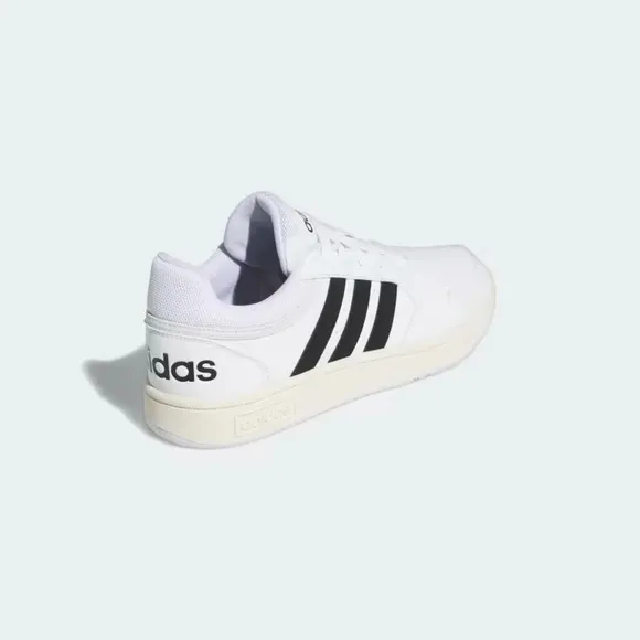 Adidas Hoops 3.0 GY5434 Sneakers Men White Black Leather Sportswear Shoes NR7275