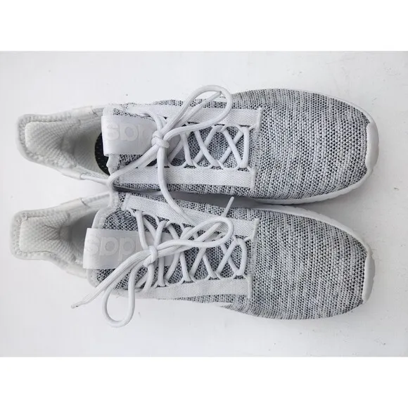 Adidas Kaptir 2.0 Shoes Men's 12.5 Gray Knit Running Athletic Cloud Shoes H00276